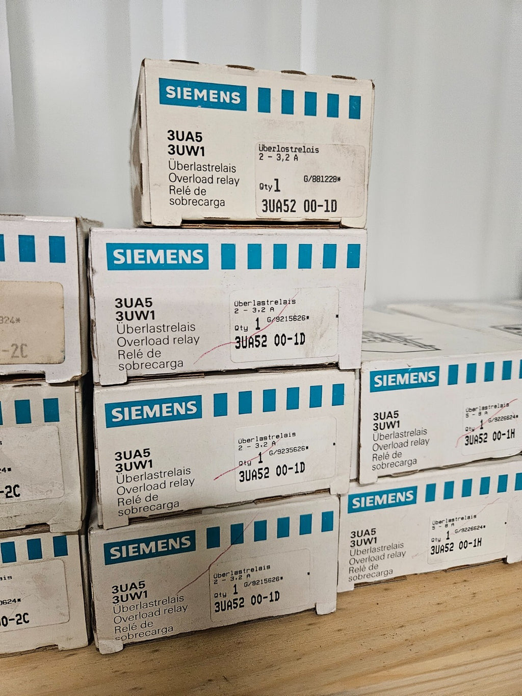 Siemens 3UA59 00-Thermal Delayed Overload Relays new in box, different types neu