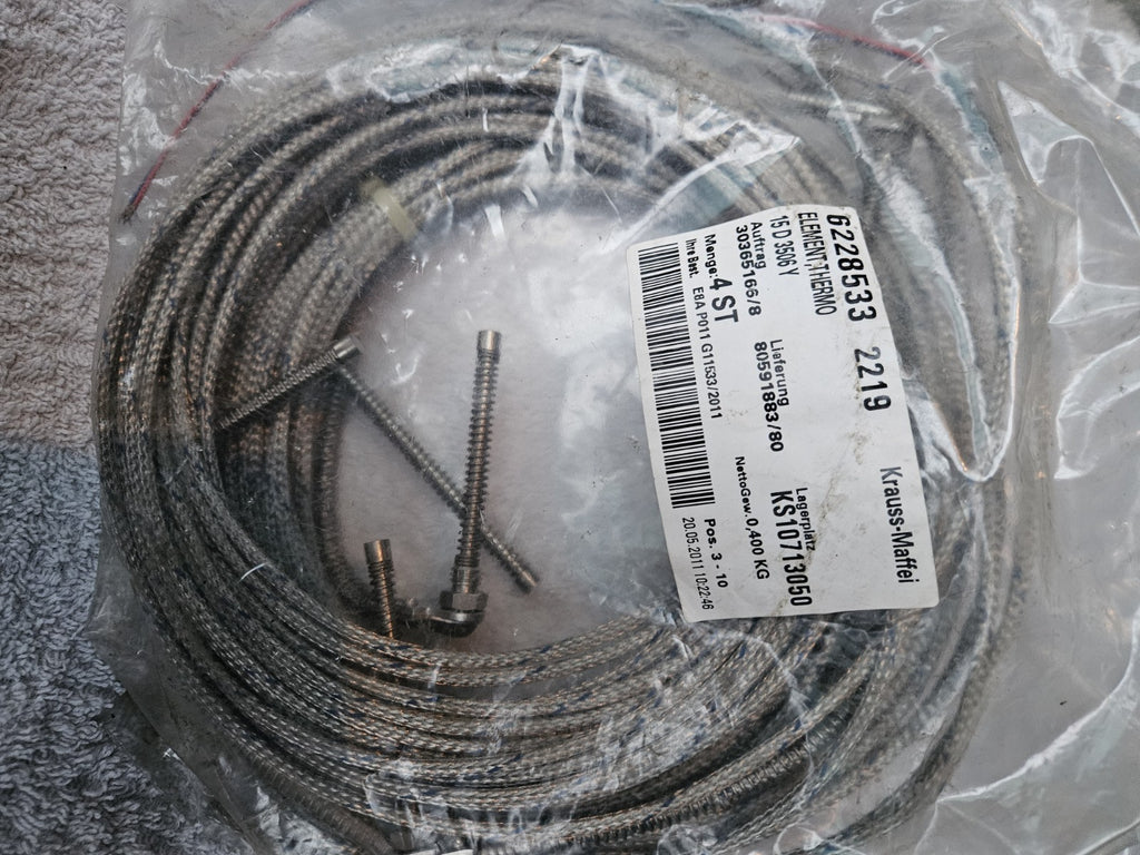 Krauss Maffei Thermoelement 15 D 3506Y thermocoupler 6228533,15D3506Y New Unused