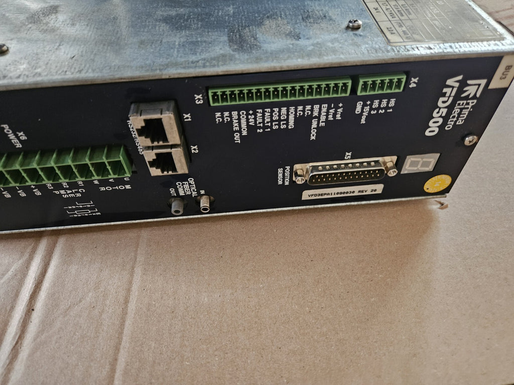 Prima Electronics VFD3EPA11090010 VFD500, Refurbished, Like New, Fully Working