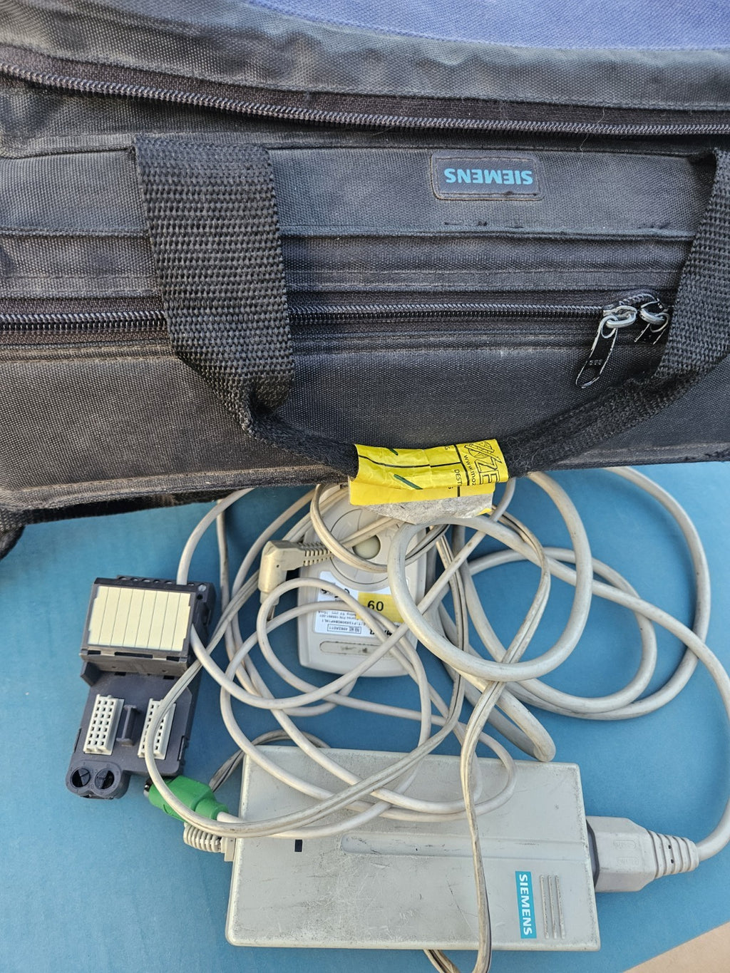 SIEMENS Simatic PG720P device, carry Bag, power supply etc, working used