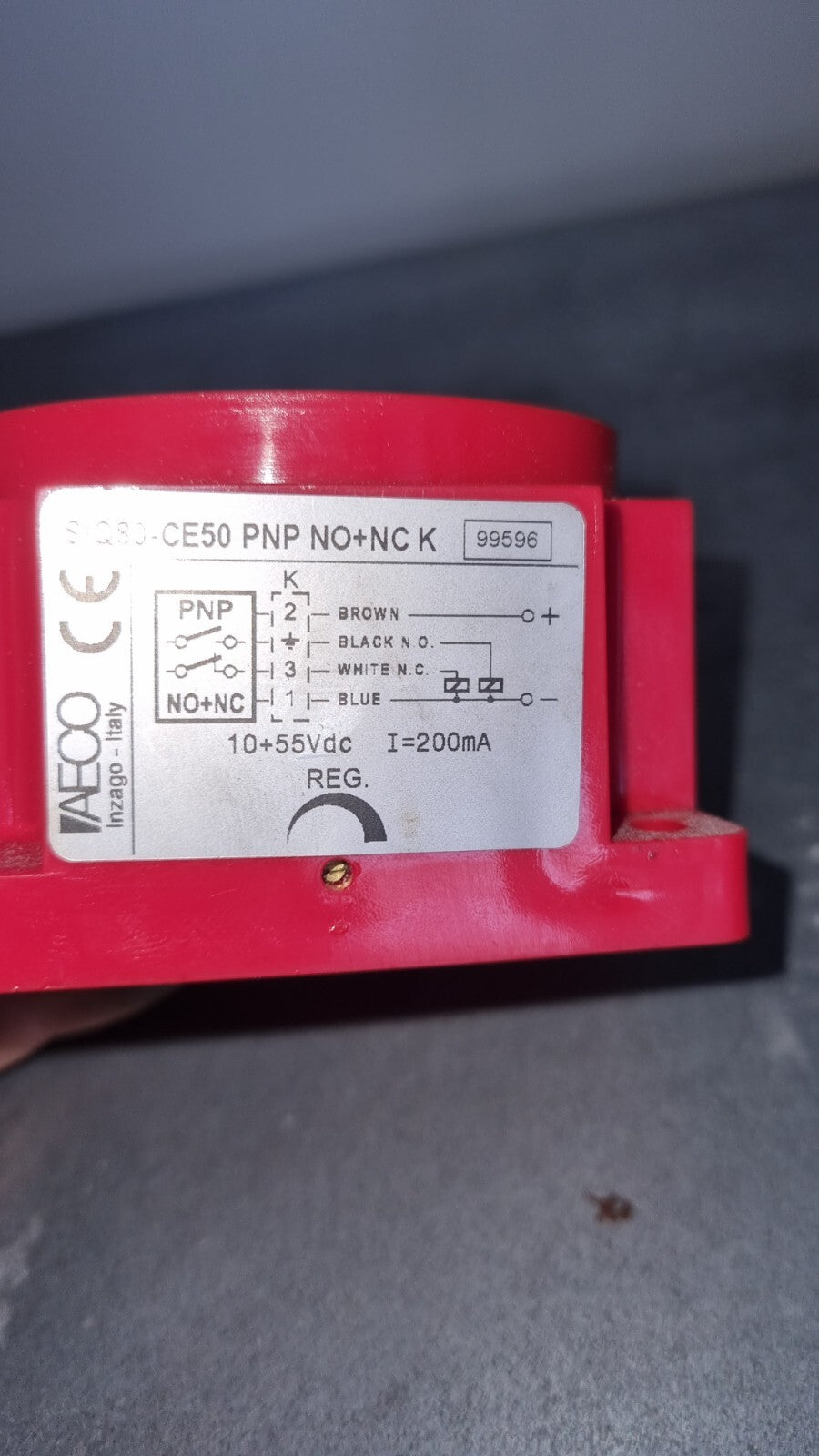 AECO SIQ80-CE50 PNP NO+NC K INDUCTIVE sensor New/unused