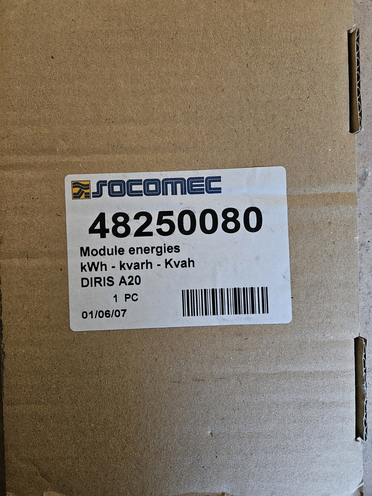 Socomec Impulsgeber 48250080 1 pulse output für DIRIS A20 Impulssender new Neu