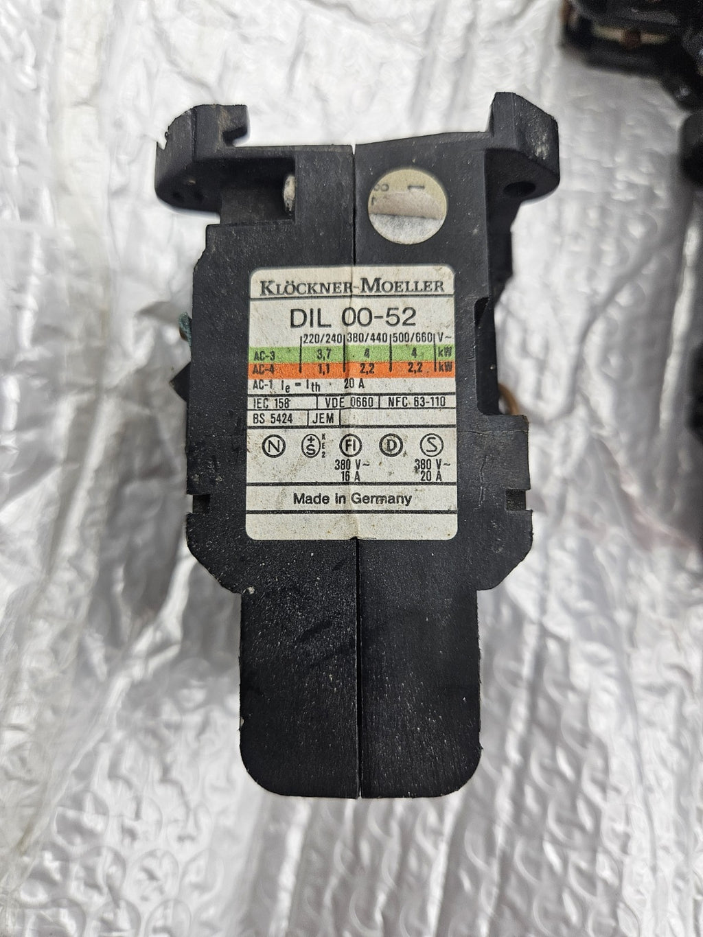 Klöckner Moeller Universal-Hilfsschütz Schütz DIL00-52 contactor relay DIL 00-52
