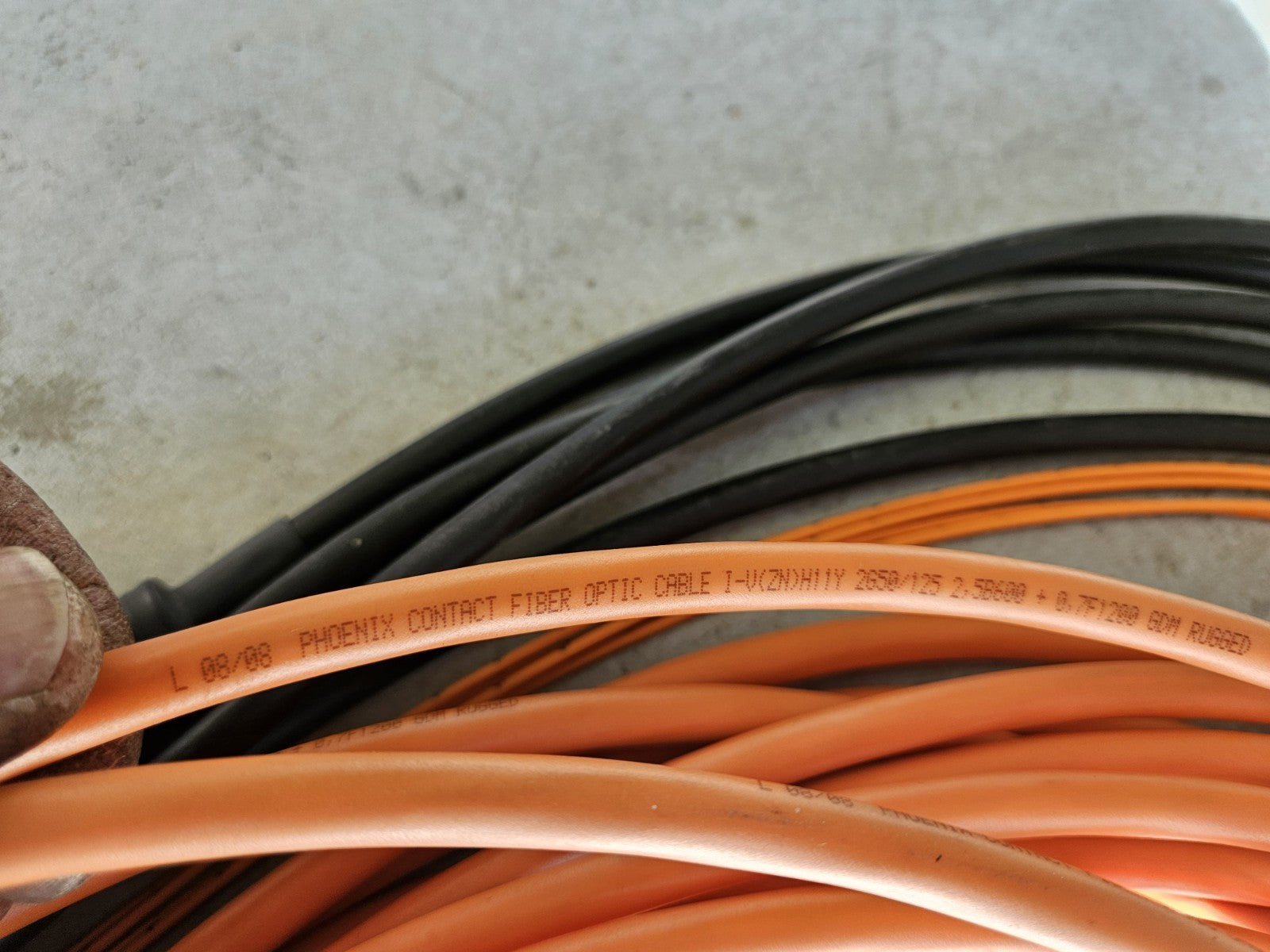 Phoenix Contact Fiber Optic Cable I-V(ZN)H11Y 2G50/125 2,5B600 +0,7F1200 GDM 