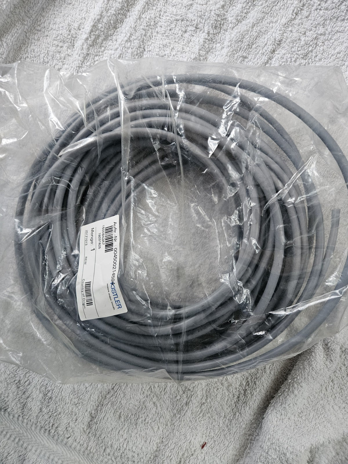 Kistler 1500B43A7 Sensorcable,verbindungskabel SENSOR Neu/ovp,Krauss Maffei New