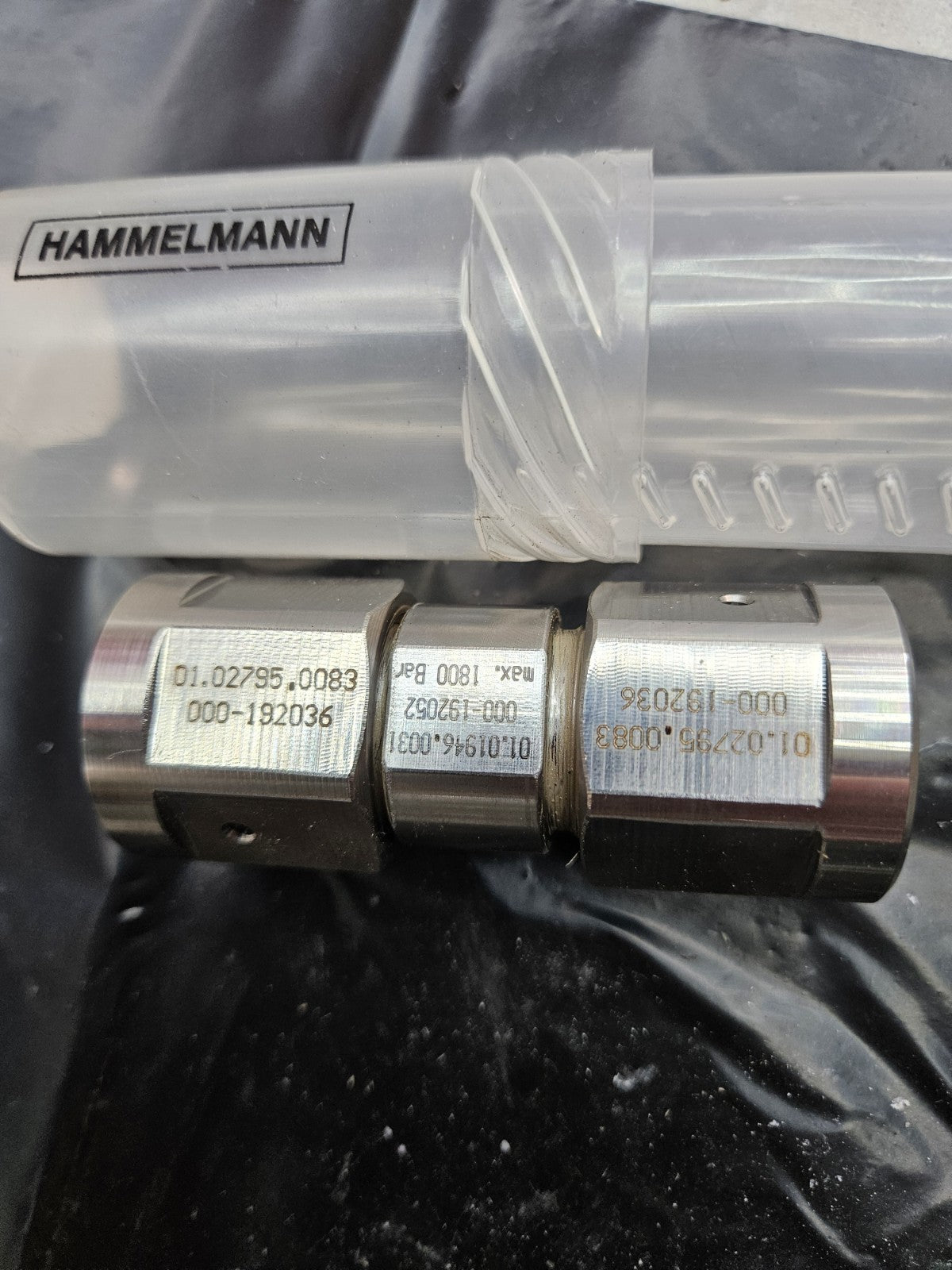 Hammelmann Hochdruck Rückschlagventil / 1800 Bar | 01.01946.0031 + 01.02795.0083