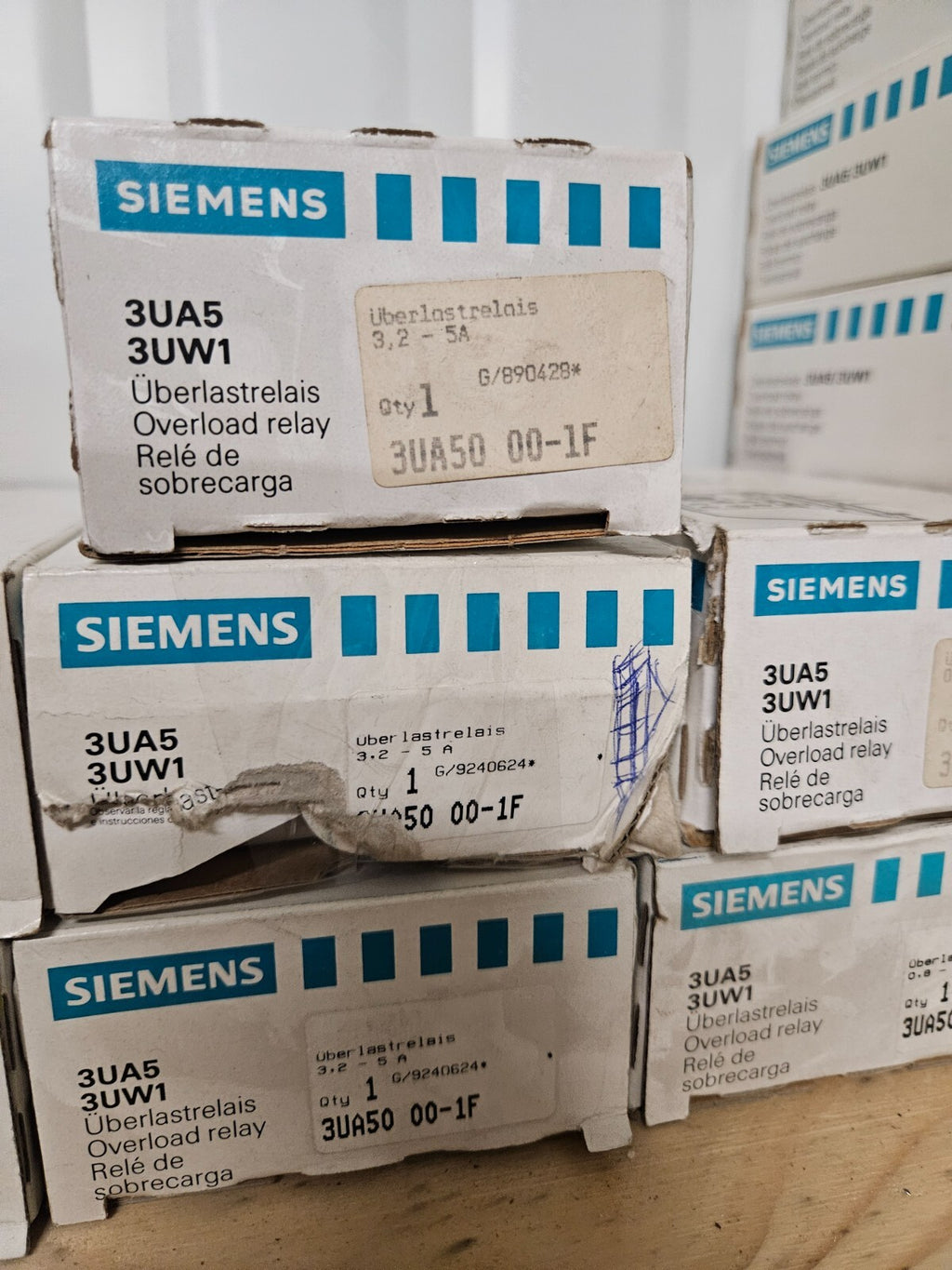 Siemens 3UA59 00-Thermal Delayed Overload Relays new in box, different types neu