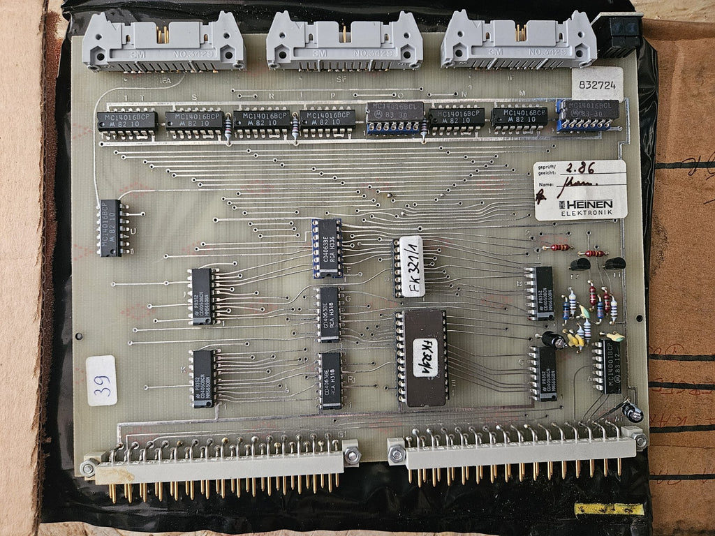 HEINEN Elektronik Platine, Karte 60778-7.4,  832.724, Neu/Ovp,  New In BOX NOS