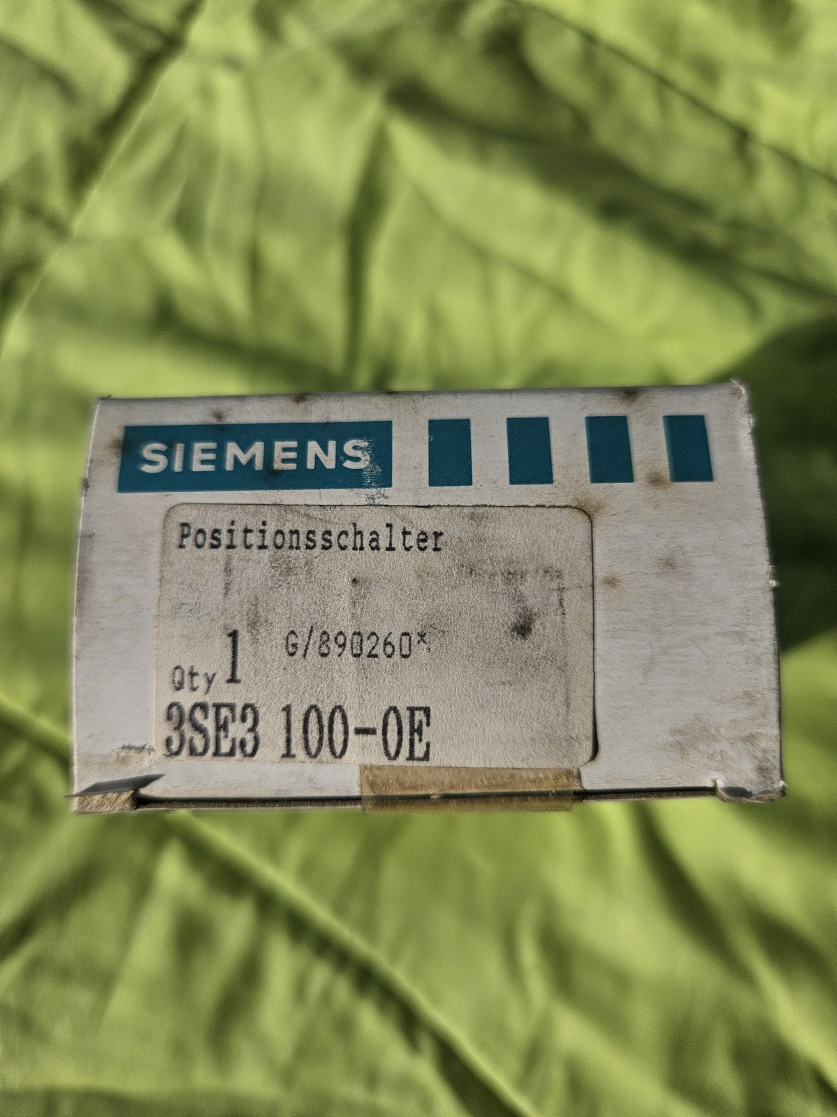 Siemens limit switch 3SE3100-0E 3SE3 100-0E Positionsschalter Neu/Ovp, New 