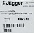 ALBERT JAGGER 0931/004  L/H SIDE MOUNTING CLAW LATCH, Automation New Unused