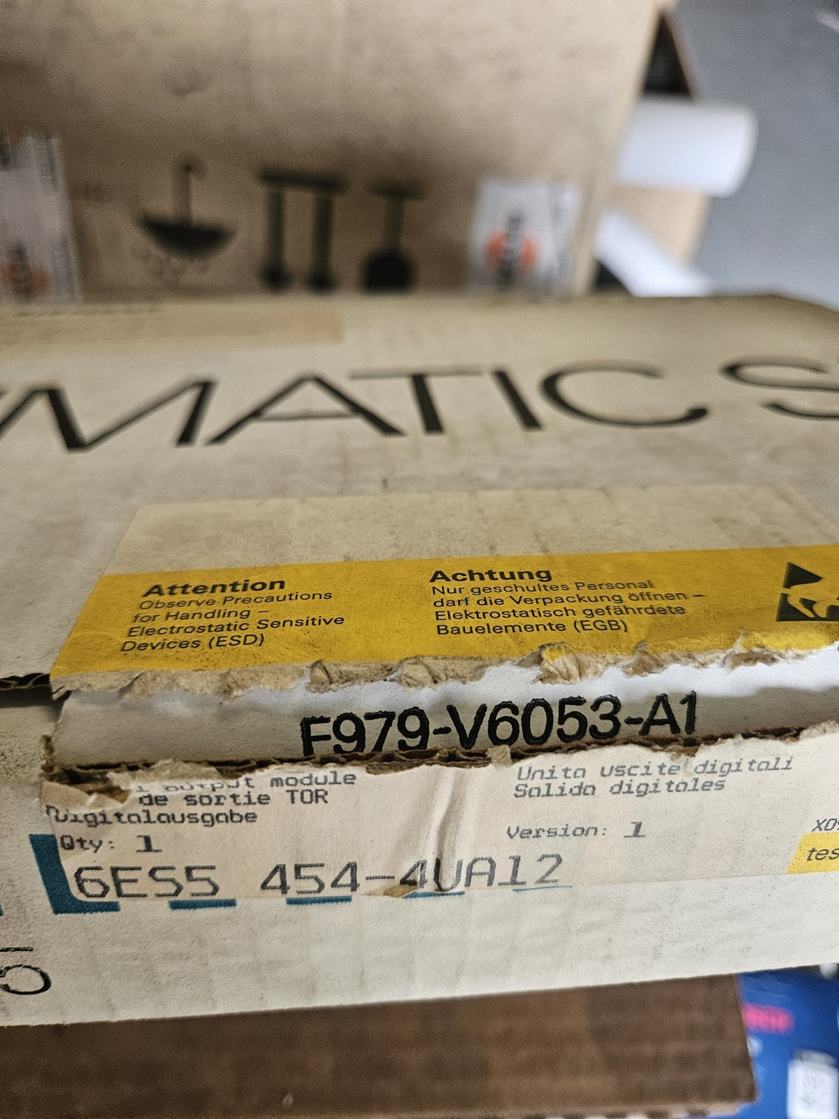 Siemens Simatic S5 6ES5 454-4UA12 New In Box, Neu Unbenutzt...digital Module