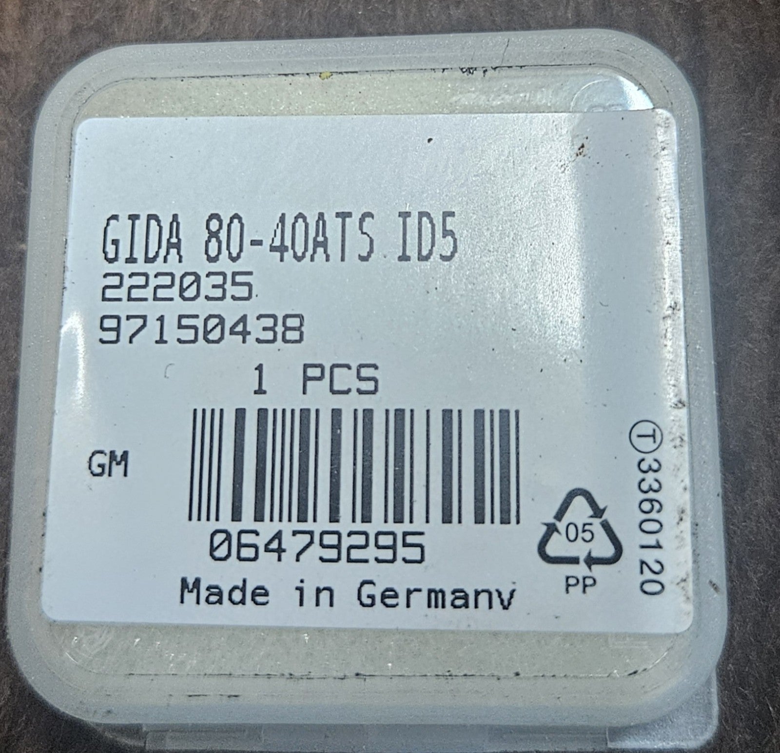 ISCAR PCD GIDA 80-40 ATS ID5, Präzisions Schneideinsatz für Alu, New Neu Unused