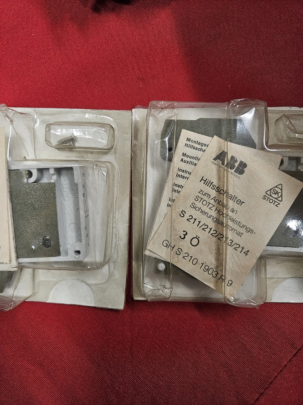 ABB Hilfsschalter  GH S 210 1900 R 9, GHS2101900R3, für STORZ S211-S214 Neu/ovp