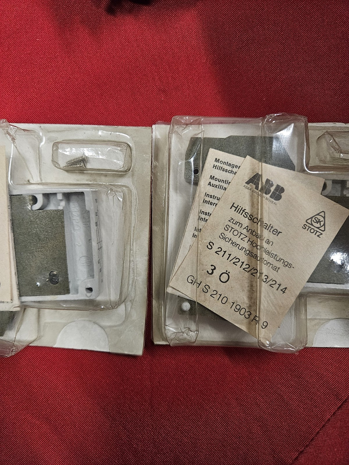 ABB Hilfsschalter  GH S 210 1900 R 9, GHS2101900R3, für STORZ S211-S214 Neu/ovp