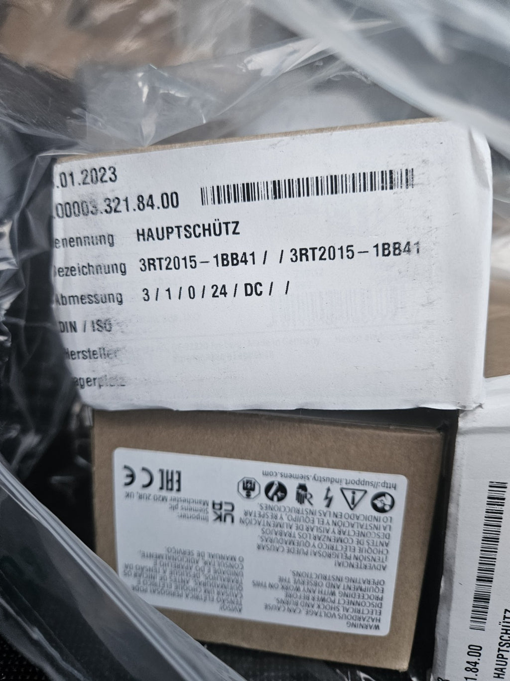 Siemens Schütz 3RT2015-1BB41, 3RT20151BB41 Neu OVP, New In Box, Unused