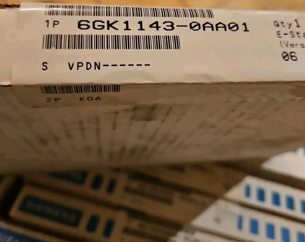 Siemens Anschaltung 6GK1143-0AA01 CPU Sinec Interface Module CP143 New, Sealed, 