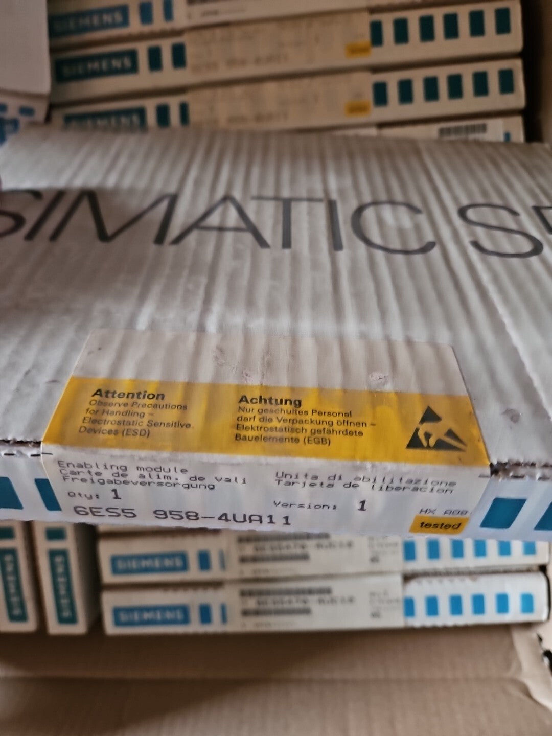 1 x SIEMENS Simatic S5 6ES5958-4UA11 New In Sealed Box, Neu Mit Siegel, NoS