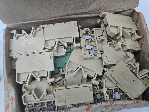 100 Stück WEIDMÜLLER Reihenklemme Typ EK 2.5N -047436 2,5mm² NEU/ovp 
