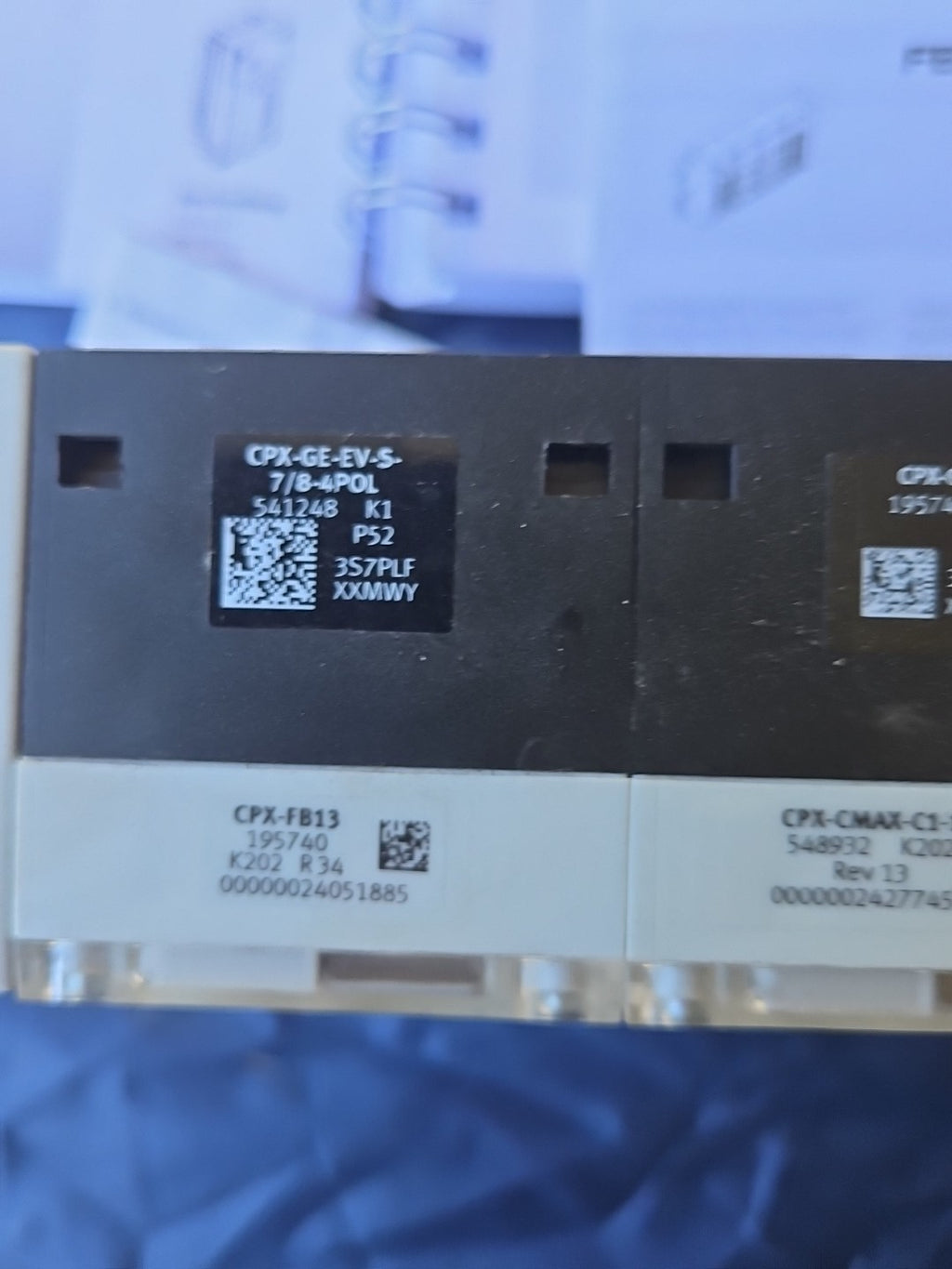 2 xFesto Terminal CPX-CMAX-C1-1 Achscontroller 548932+CPX-FB13 195740 Neu Unused