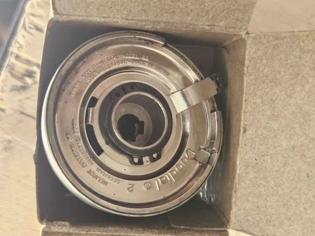 Beckman RB Helipot A-R5K-L.25, 8342 Duodial Turns Counting Dial *NEW in a Box*