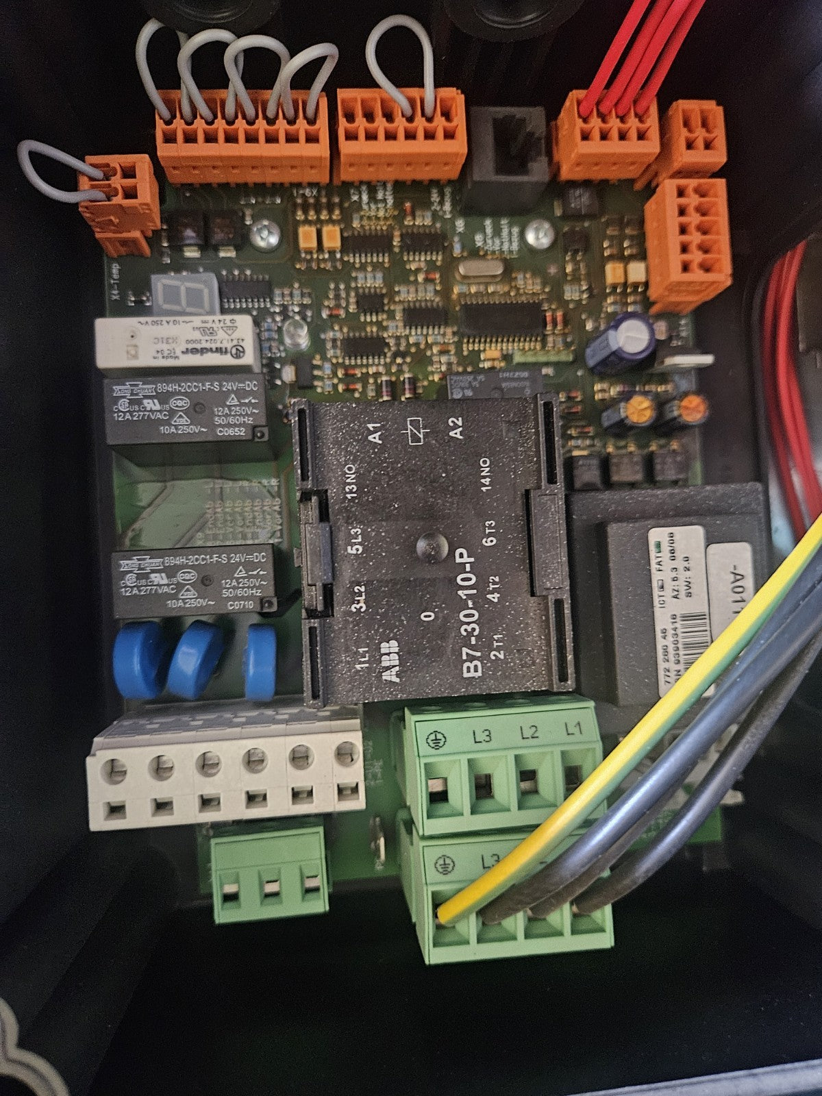 Demag Control Box with ABB Contactor & Transformer – Industrial Crane Component