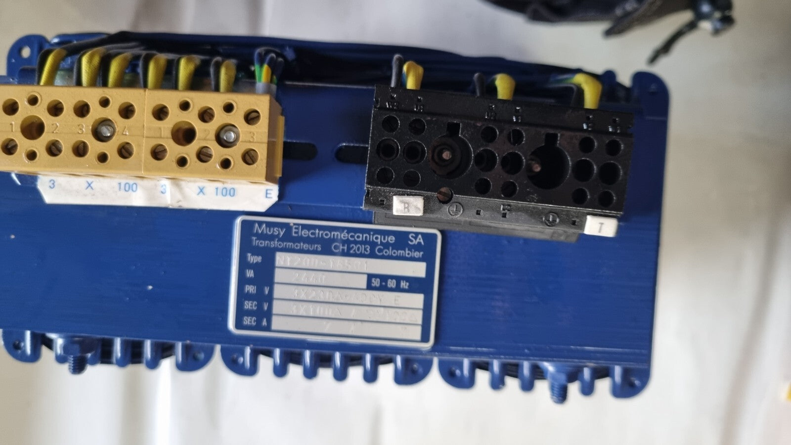 Musy Electromecanique NT200-18501 Transformator 2440VA, 3x230 new old stock neu