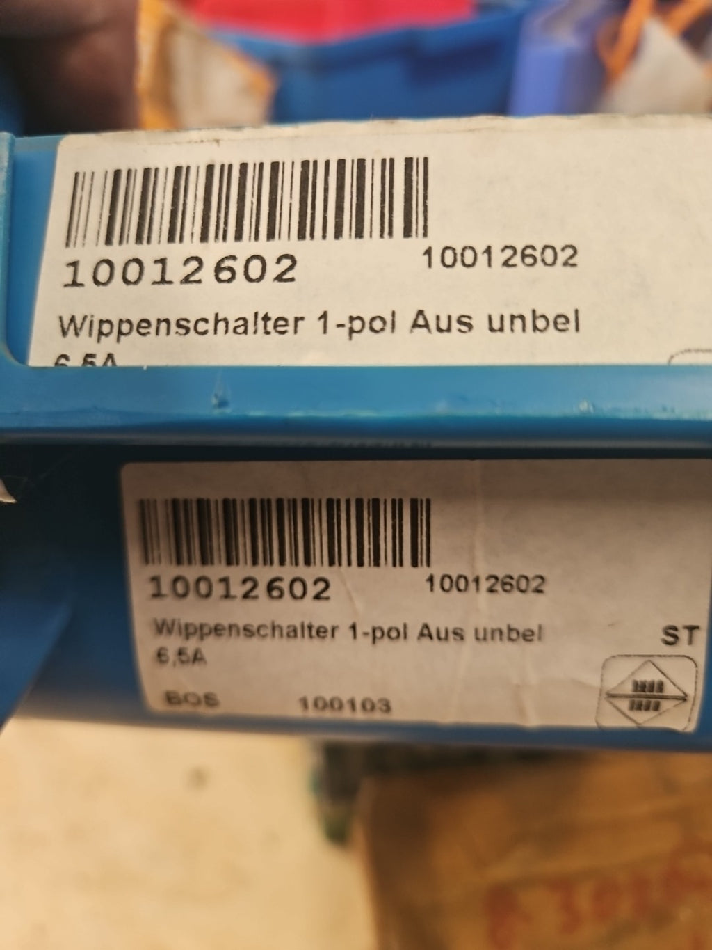 10 x Wippschalter rund klein mini 2-polig 250V 6,5A ON/OFF Snap-In Montage Audio