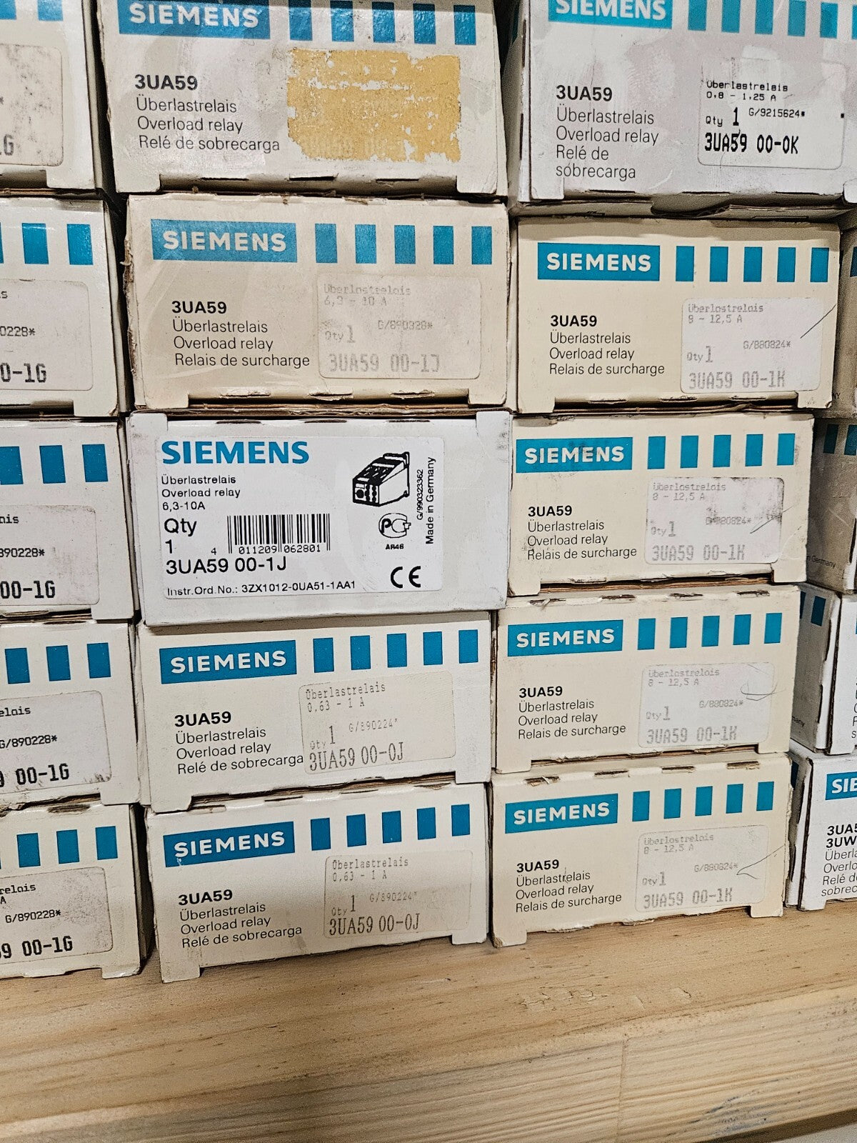 Siemens 3UA59 00-Thermal Delayed Overload Relays new in box, different types neu