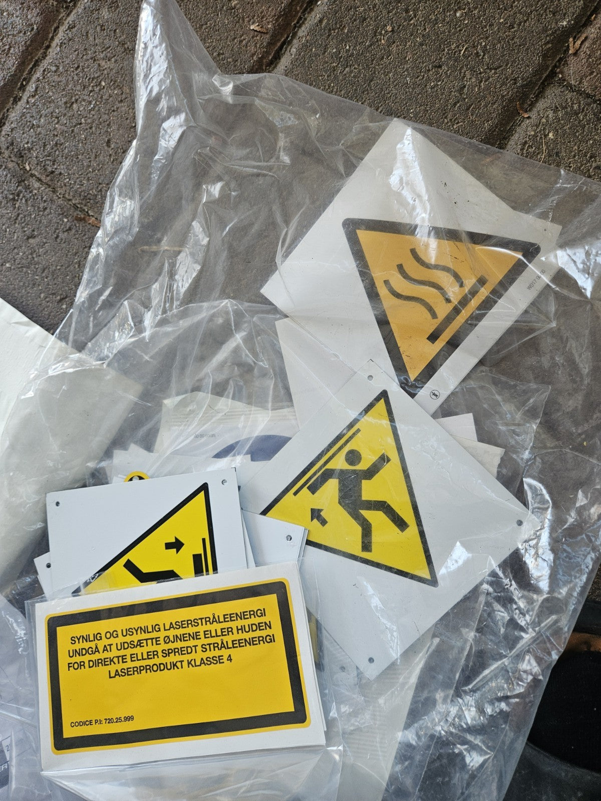 PRIMA POWER, Laser PLATINO Fiber 1530 EVO, Warning, Sticker, Plate Set New NEU