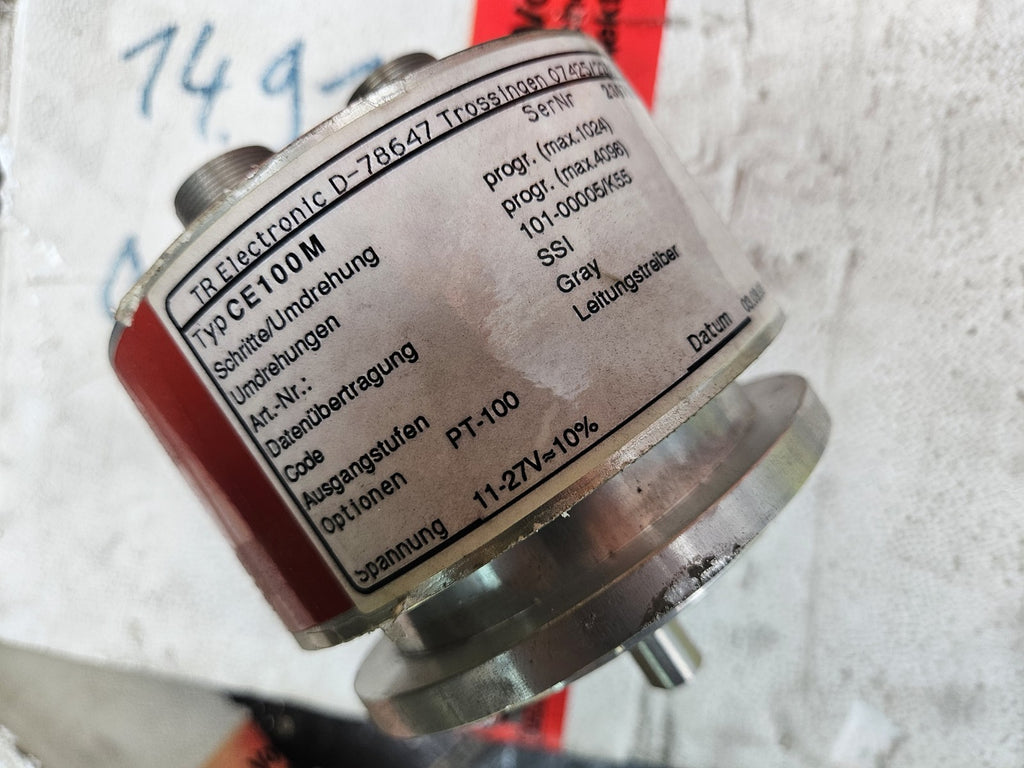TR Electronic CE100M, Rotary Encoder, Drehgeber, 101-00005/K55, 11-27V, New Neu