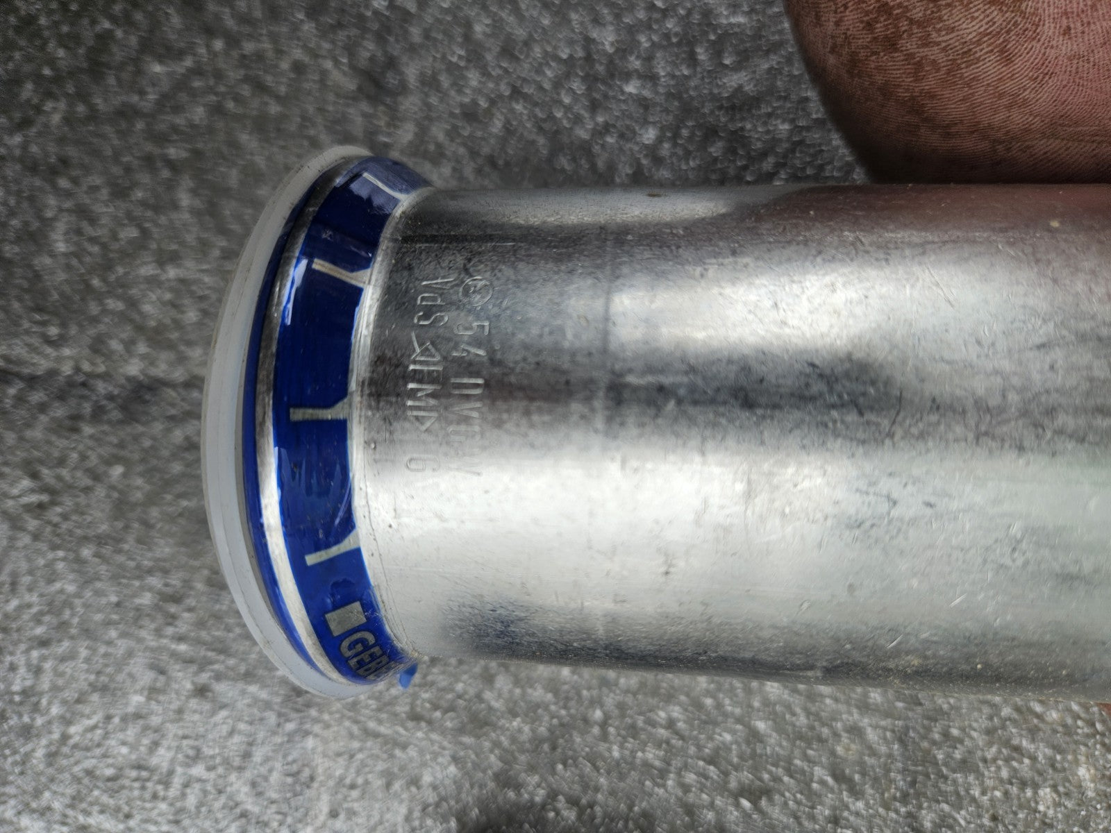 1x Geberit Mapress Edelstahl32108 Muffe Ø54 1.4401/316 -unused- INOX