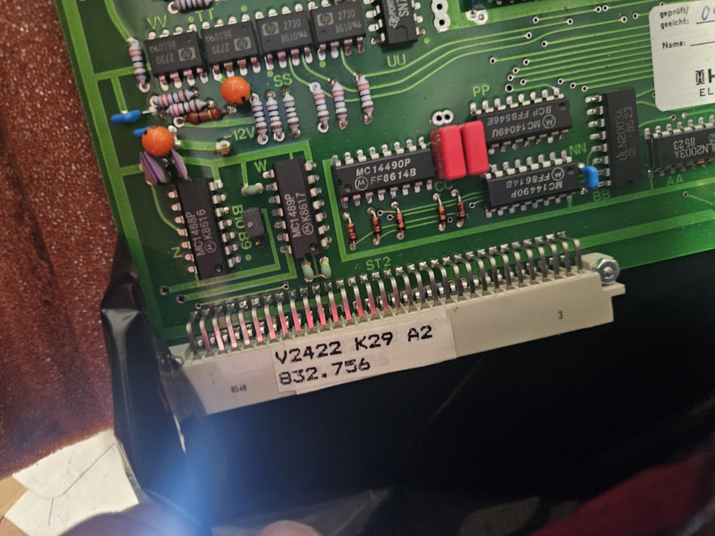 HEINEN ELEKTRONIK V2422 K29 A2,832.756, Steuerkarte, CIRCUIT BOARD NIB Neu/ovp