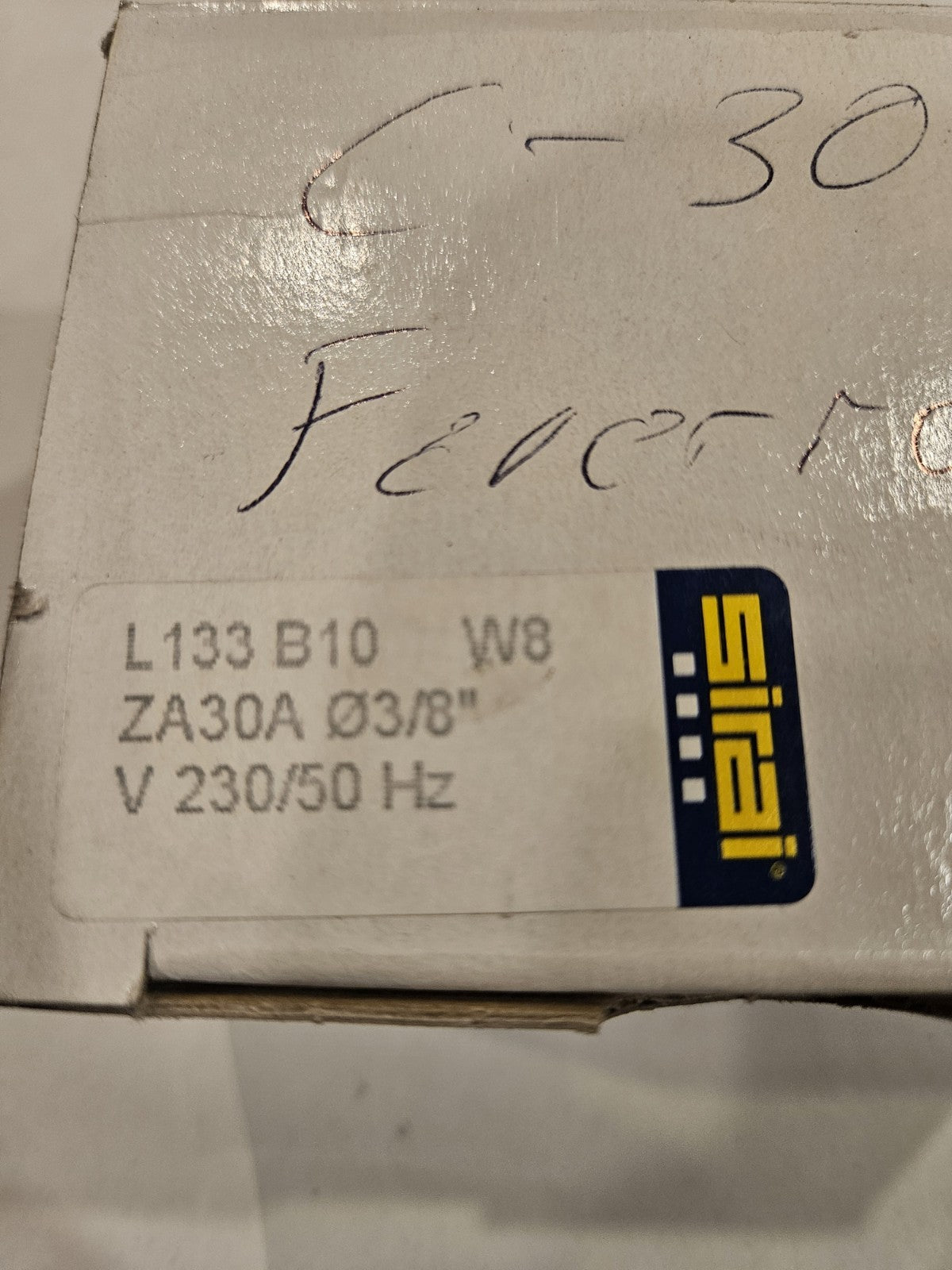 Asco Sirai Sirai L133B10-ZA30A-G3/8-10 Magnetventil, Valve New In Box Neu/ovp