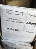 50 Stück  M10x100 Zylinderschrauben DIN 912 galv. verzinkt 8.8 Innensechskant