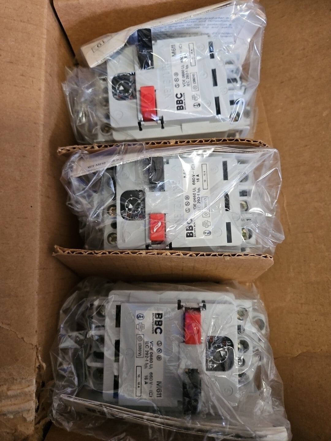 ABB/BBC M611 10 - 16A 380V Motorschutzschalter 16A, new,neu/ovp, Unused