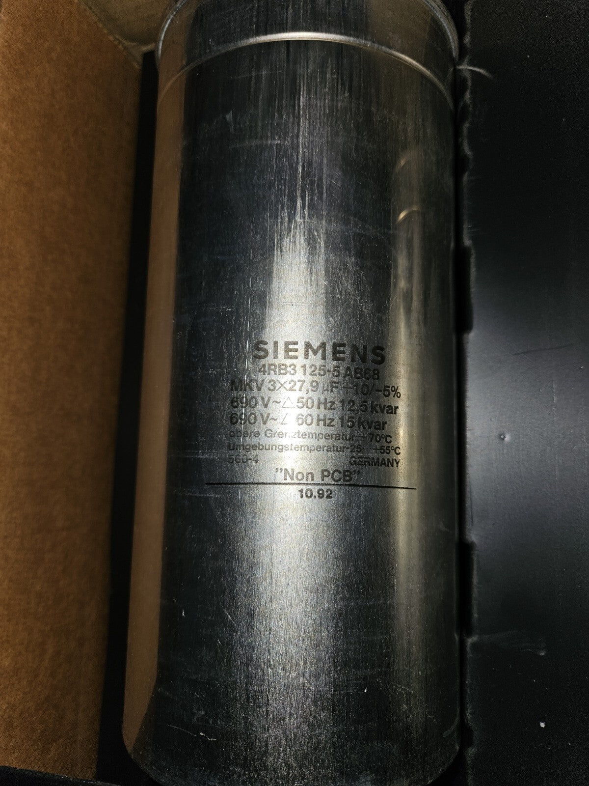 1 xSiemens 4RB3125-5AB68 MKV 3x27,9UF, +10/ -5 % ,Capacitor,Kondensator Neu/ovp 