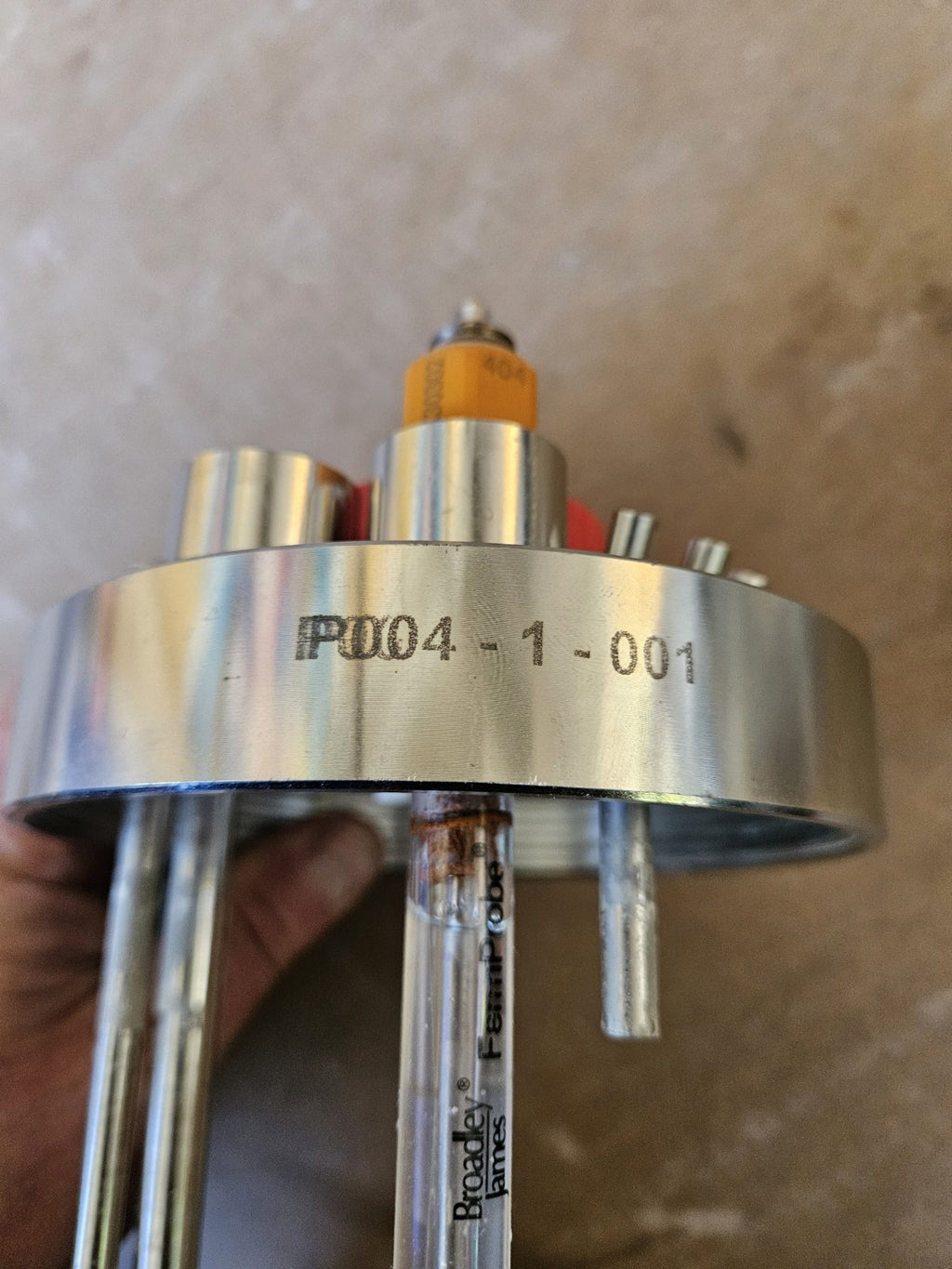 Broadley James FermProbe pH Electrode w/ Stainless Steel GL45 Bioreactor Cap