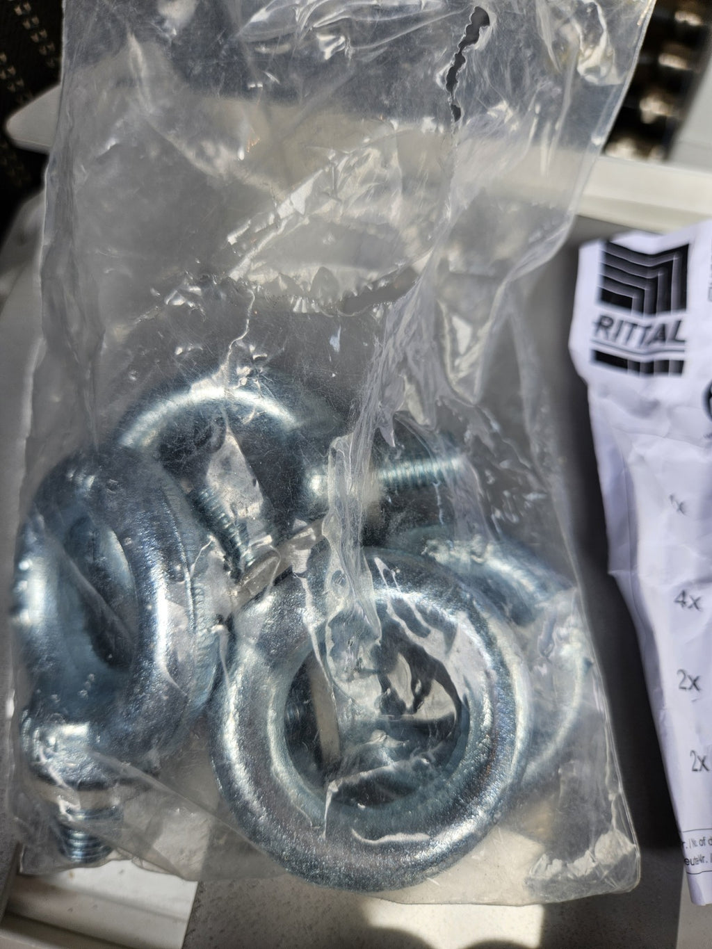 VE 4x Rittal Transportösen SZ 4568.000 eyebolts SZ4568.000 Neu/ovp, New Sealed