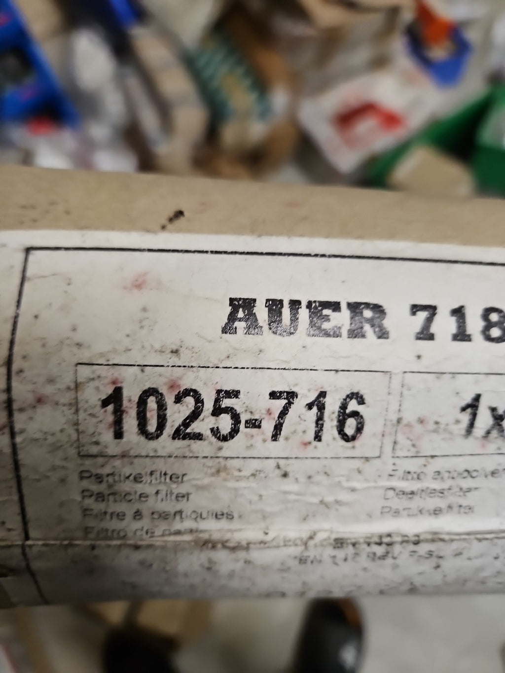 10 x AUER 793, 1025-727 Atemfilter/Partikelfilter, Neu Nos alter LAGERWARE NEW