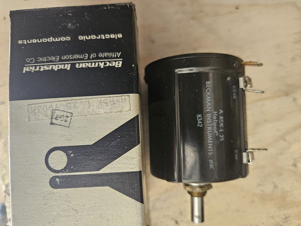 Beckman RB Helipot A-R5K-L.25, 8342 Duodial Turns Counting Dial *NEW in a Box*