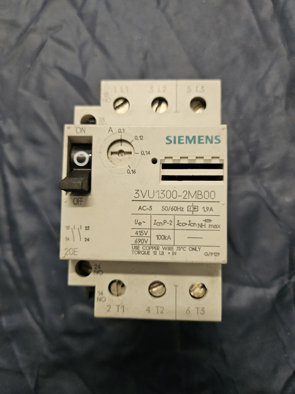 Siemens 3VU1300-2MB00  Leistungsschalter Industrial Switch 3VU1300-2MB00 Neu New