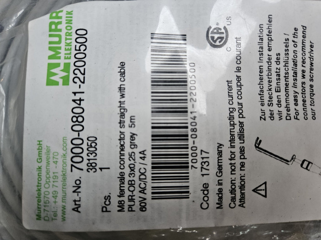 Murr Elektronik Kabel 3813050 MSFL0-RJB5.0  Cable Neu/ovp, New Sealed