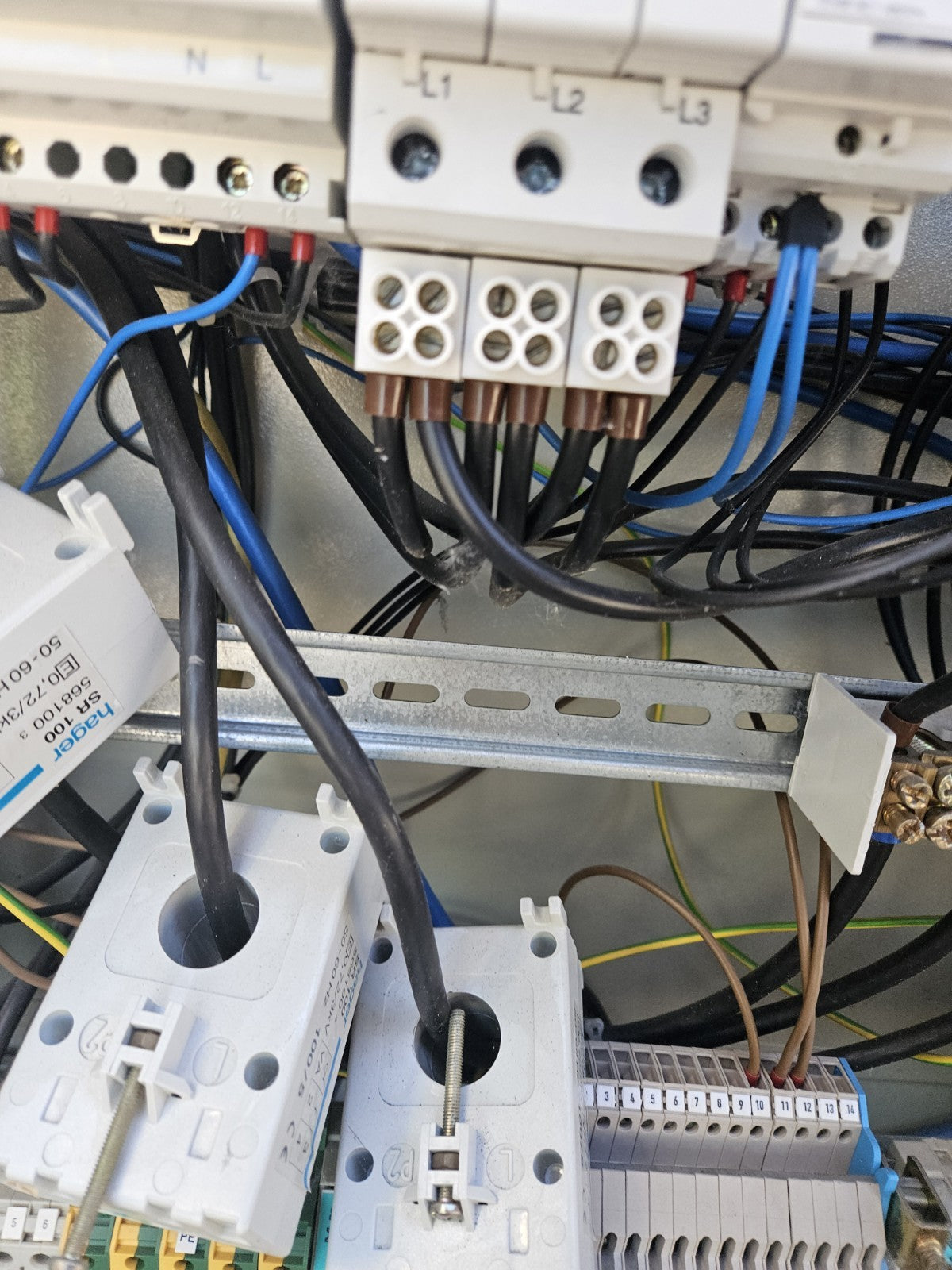 SPS Schaltschrank Hager Siemens LOGO bestückt aus Versuchsaufbau, wie Neu!