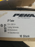 10 x Peha Taster Kontrolllicht D 550 GLK IP20 Taster 00193711 Taster Neu/Ovp
