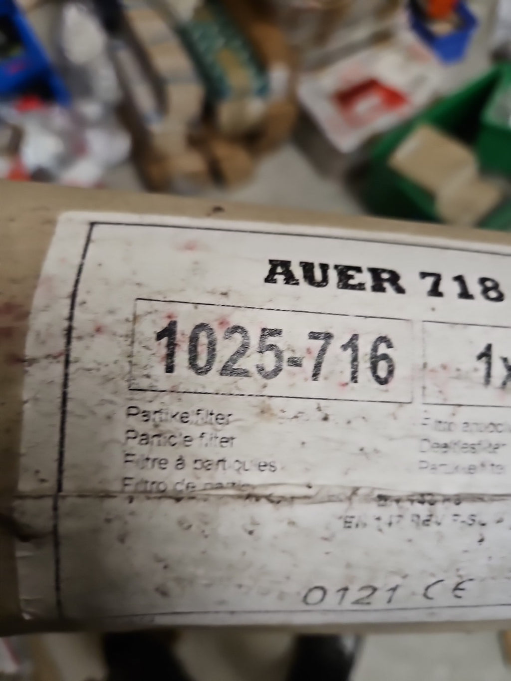 10 x AUER 793, 1025-727 Atemfilter/Partikelfilter, Neu Nos alter LAGERWARE NEW
