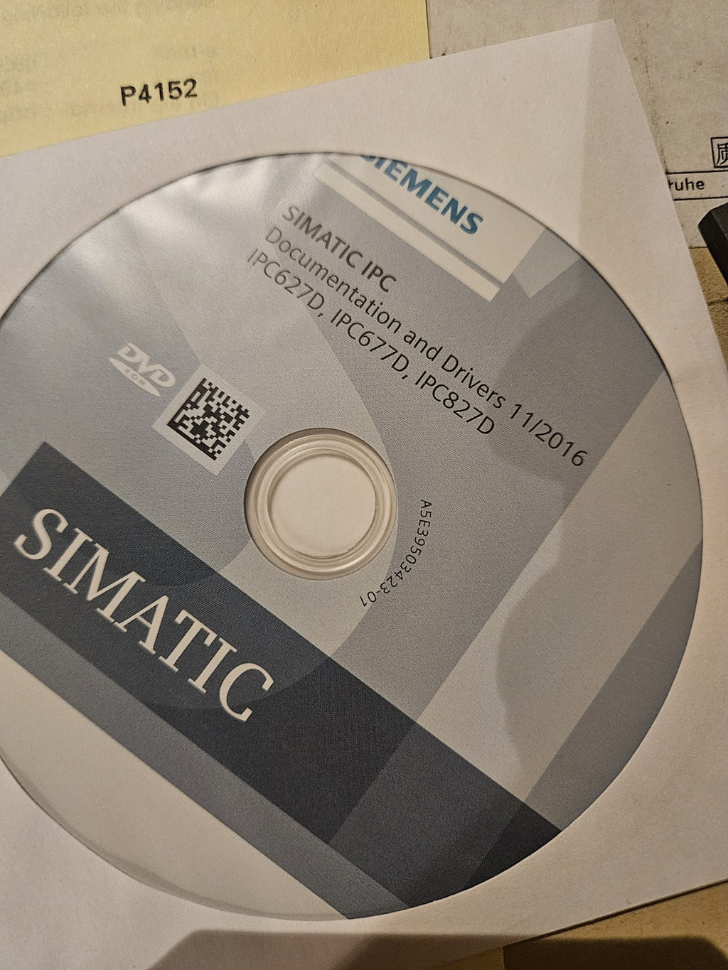 Siemens Simatic IPC627D, A5E31856101, A5E43801030A, driver & USB Stick, Software