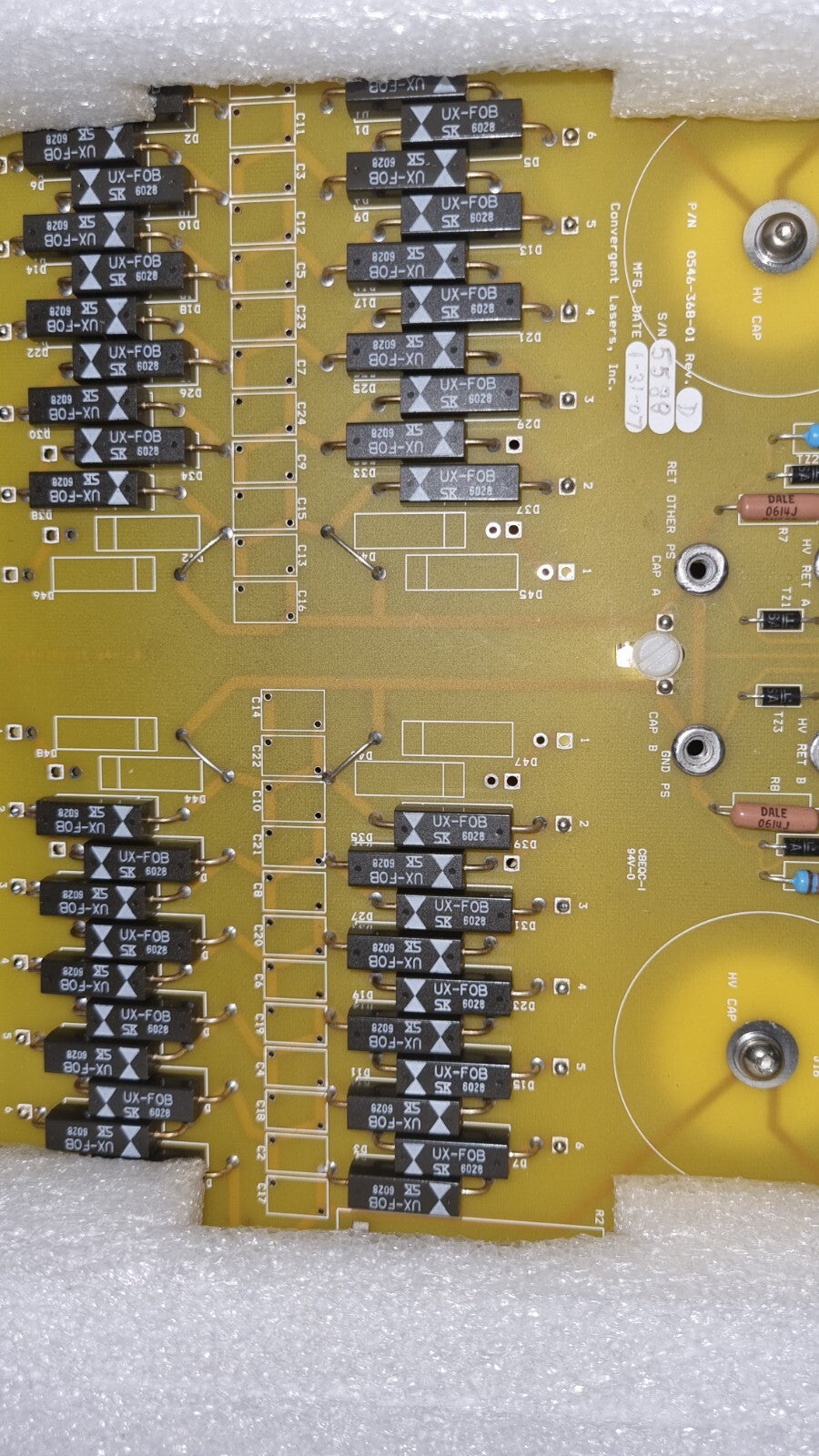 Convergent Lasers 0546-368-01 PC Board