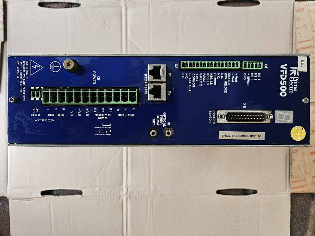 Prima Electronics VFD3EPA11090010 VFD500, Refurbished, Like New, Fully Working