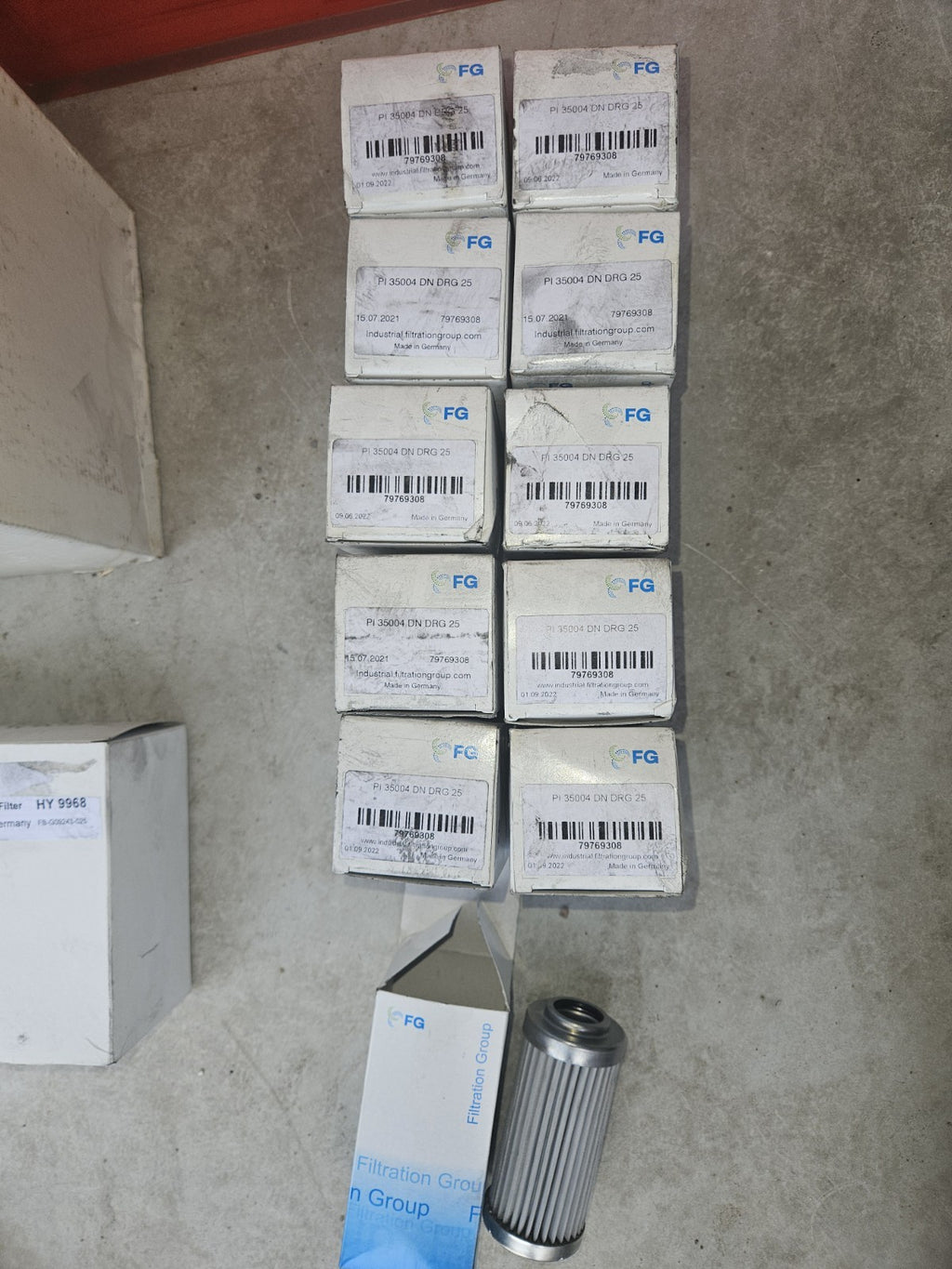 1 x Hydraulikfilter PI 35004 DN DRG 25, 79769308, New Neu/ovp, Rücklauffilter