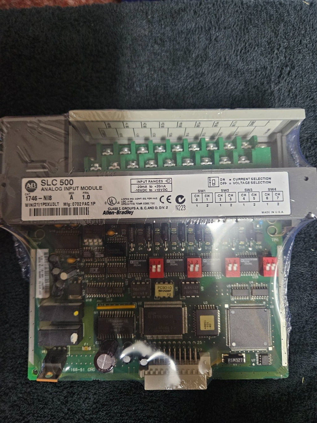 Allen-Bradley Slc 500 1746-NI8 Analog Input Module New Sealed Unused